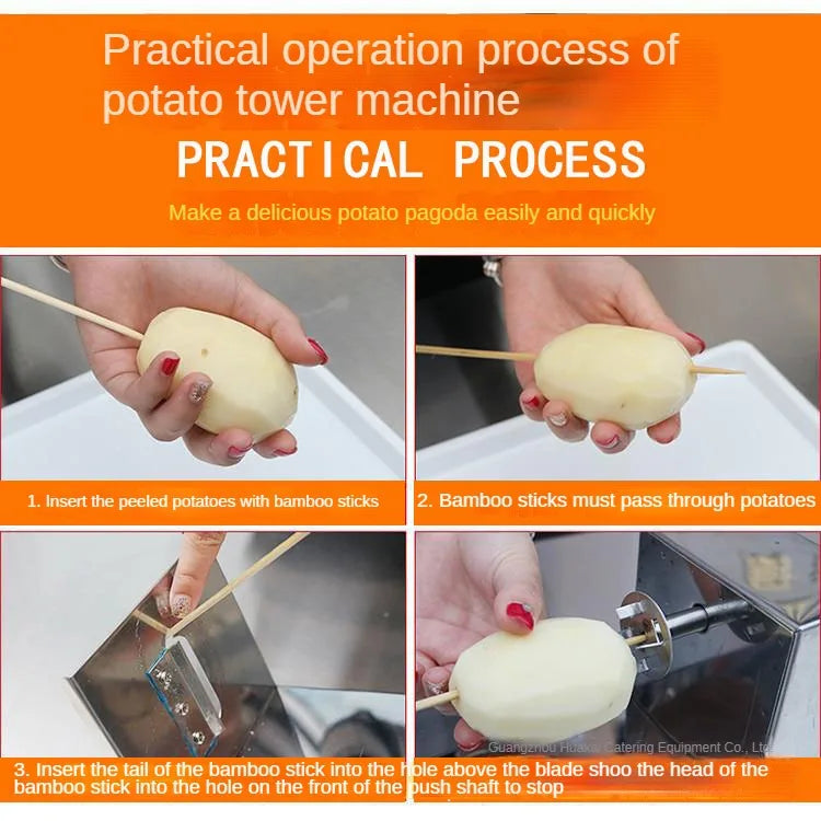 Stainless Spiral Potato Cutter