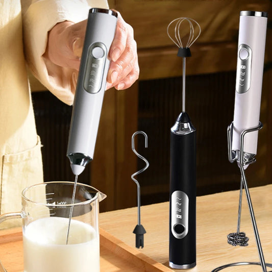 Wireless Electric Handheld Coffee Blender