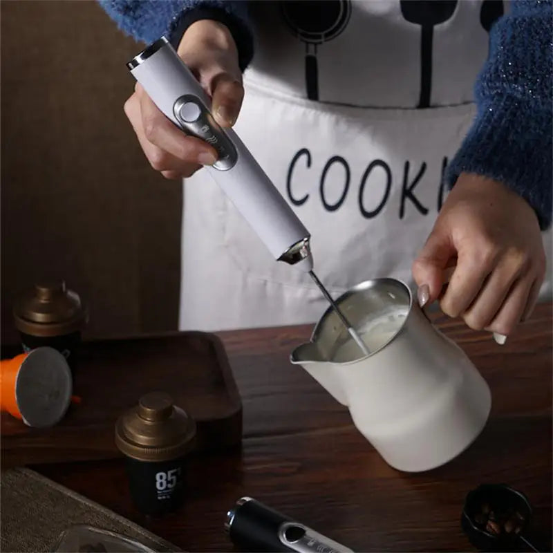 Wireless Electric Handheld Coffee Blender