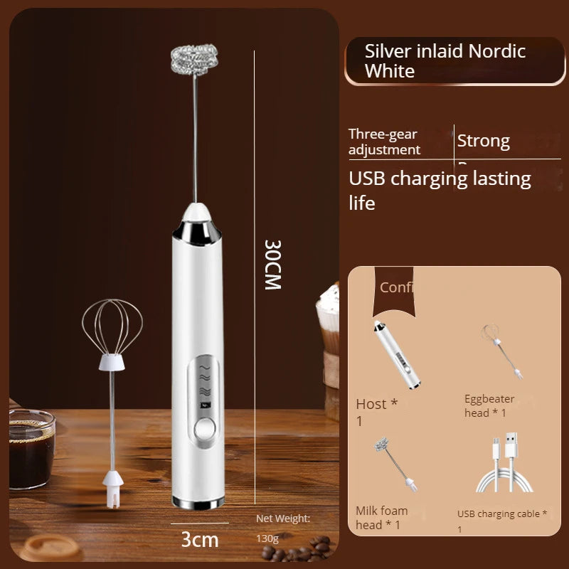 Wireless Electric Handheld Coffee Blender